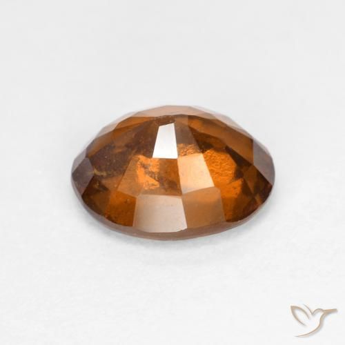 Grenat Hessonite Orange foncé naturelle ovale, 1.81 ct, VS-SI