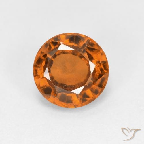 1.18ct Naturel Orange moyen Grenat Hessonite, Tour, VS