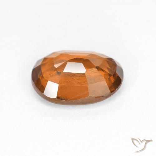 Grenat Hessonite Orange moyen-foncé naturelle ovale, 2.02 ct, VS