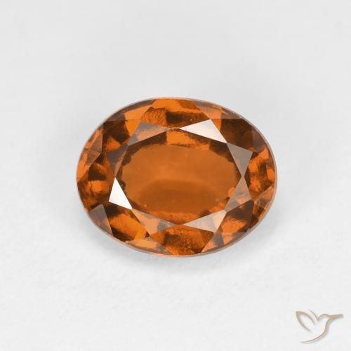 1.78ct Naturel Orange moyen Grenat Hessonite, ovale, VS