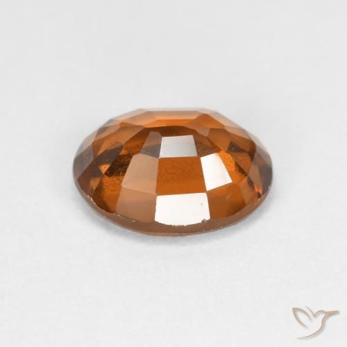 Grenat Hessonite Orange moyen naturelle ovale, 1.78 ct, VS
