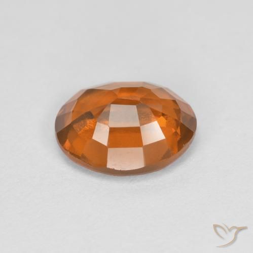 Grenat Hessonite Orange moyen-foncé naturelle ovale, 1.99 ct, VS