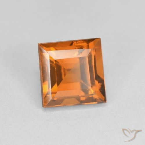 1.48ct Naturel Orange moyen Grenat Hessonite, Carré, VS