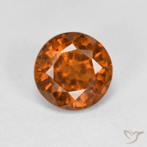 1.03ct Naturel Orange rougeâtre Grenat Hessonite, Tour, VS