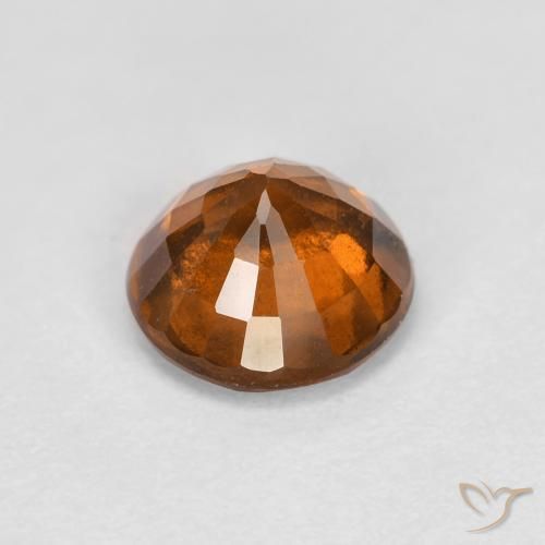 Grenat Hessonite Orange rougeâtre naturelle Tour, 1.03 ct, VS