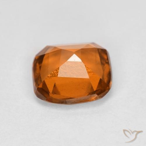 Grenat Hessonite Orange jaunâtre naturelle Octogone / coupe Émeraude, 1.38 ct, VS