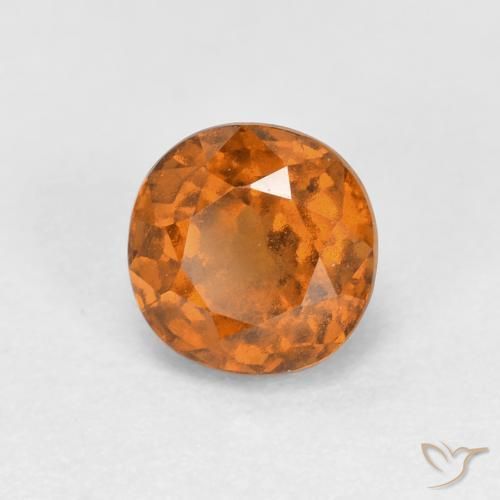 1.09ct Naturel Orange moyen Grenat Hessonite, Tour, VS