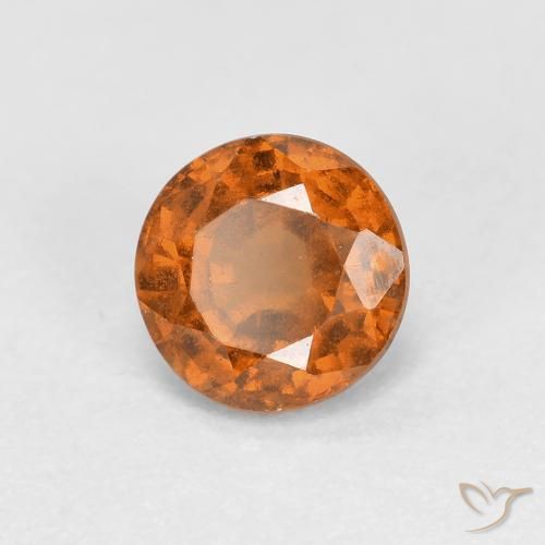 Grenat Hessonite Orange moyen-foncé naturelle Tour, 0.92 ct, VS