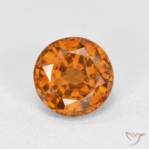 Grenat Hessonite Orange jaunâtre naturelle Tour, 1.15 ct, VS