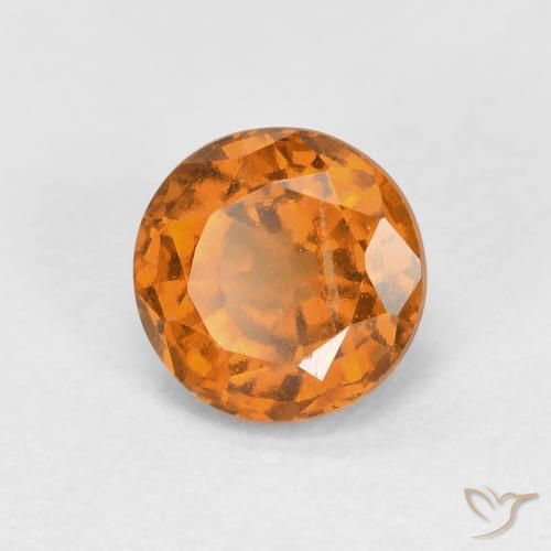 Grenat Hessonite Orange jaunâtre naturelle Tour, 1.15 ct, VS