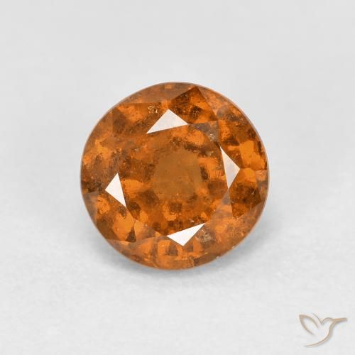 1.05ct Naturel Orange terre Grenat Hessonite, Tour, VS