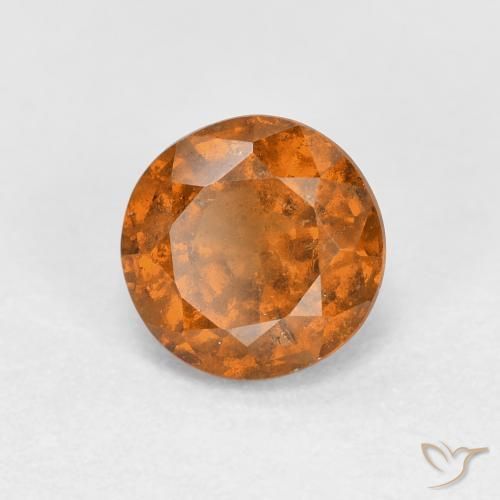Grenat Hessonite Orange terre naturelle Tour, 1.05 ct, VS