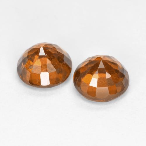 Achetez naturel 2,07ct orange grenat hessonite gems, coupe roude, en provenance sri lanka chez gemselect. en stock, livraison internationale!