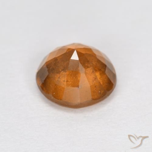 Grenat Hessonite Orange rougeâtre naturelle Tour, 1.03 ct, VS