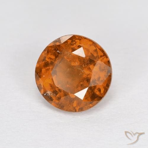Grenat Hessonite Orange foncé naturelle Tour, 0.96 ct, VS