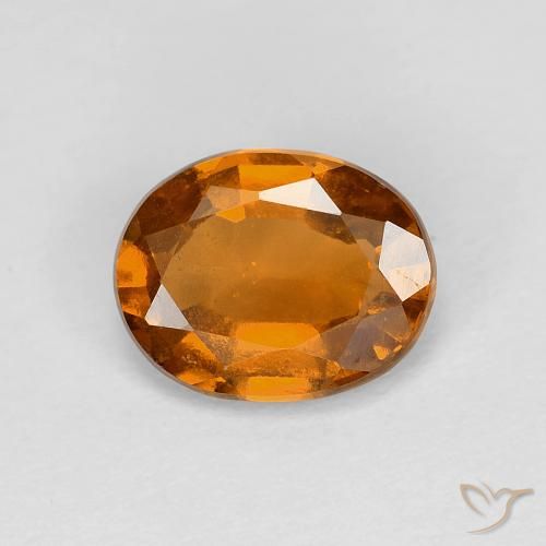 1.75ct Naturel Orange moyen Grenat Hessonite, ovale, VS