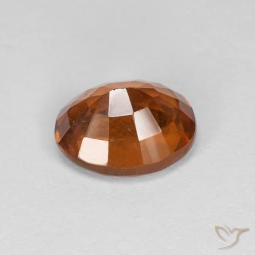 Grenat Hessonite Medium Dark-Orange naturelle ovale, 1.97 ct, VS