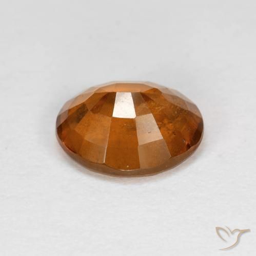 Grenat Hessonite Orange jaunâtre naturelle ovale, 2.07 ct, VS