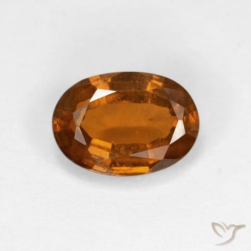 1.66ct Naturel Orange moyen Grenat Hessonite, ovale, VS