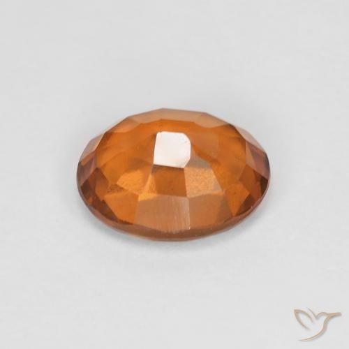 Grenat Hessonite Orange foncé naturelle ovale, 1.81 ct, VVS-VS