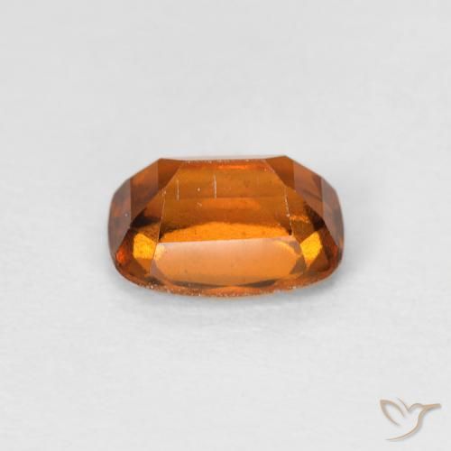 Grenat Hessonite Orange moyen naturelle Coussin, 1.28 ct, VS