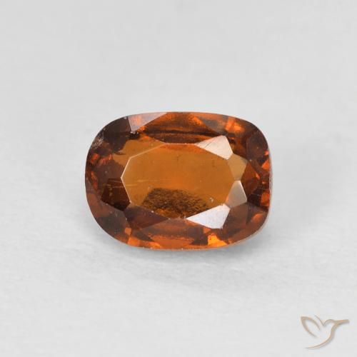 1.58ct Naturel Orange moyen Grenat Hessonite, Coussin, VS