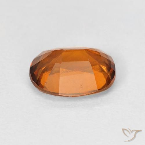 Grenat Hessonite Orange moyen naturelle ovale, 1.52 ct, VS