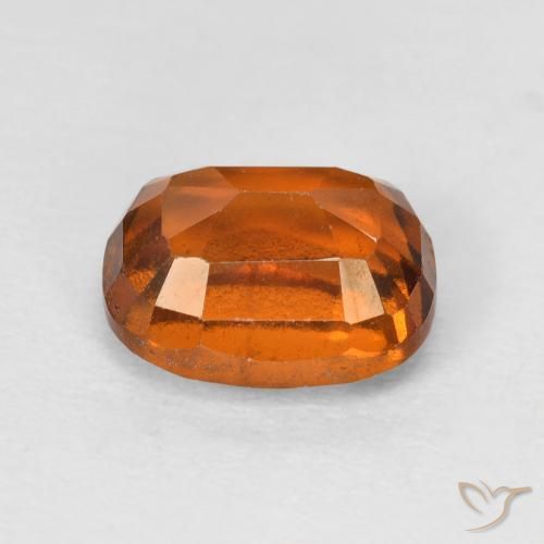 Grenat Hessonite Orange jaunâtre naturelle Coussin, 2.23 ct, VS