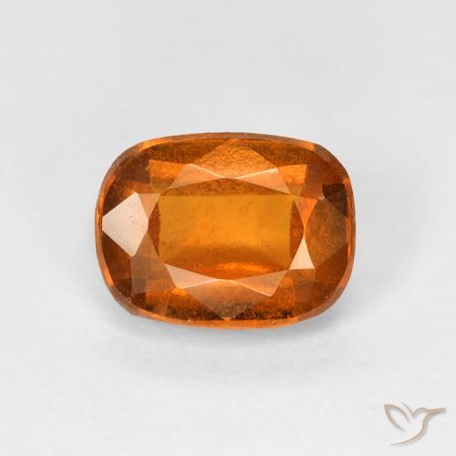 Grenat Hessonite Orange moyen naturelle Coussin, 2.04 ct, VS