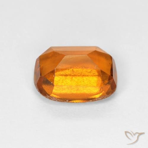 Grenat Hessonite Orange moyen naturelle Coussin, 2.04 ct, VS