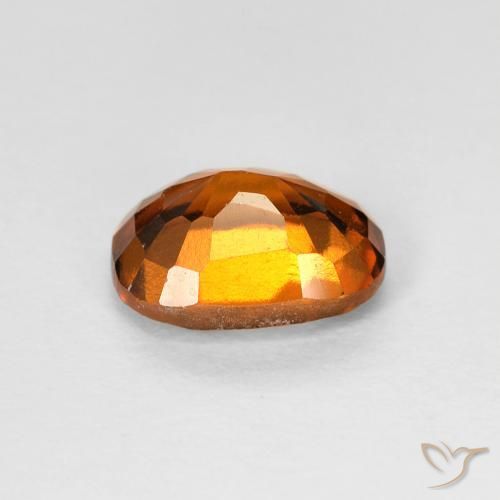 Grenat Hessonite Medium Dark-Orange naturelle Coussin, 1.73 ct, VS-SI