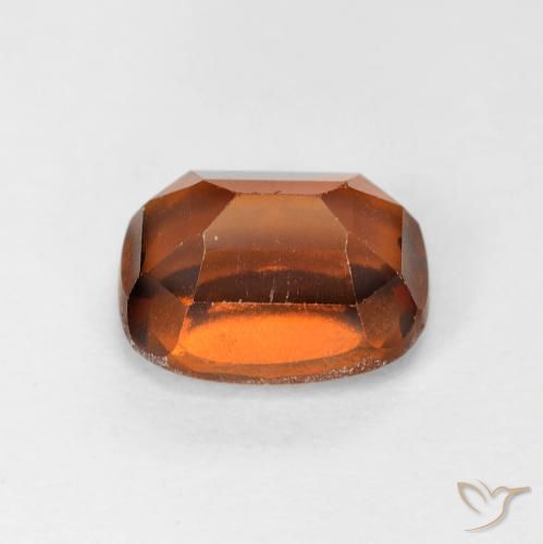 Grenat Hessonite Ambre orange naturelle Coussin, 2.33 ct, VVS-VS