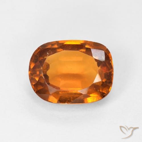 1.74ct Naturel Orange moyen Grenat Hessonite, Coussin, VS-SI