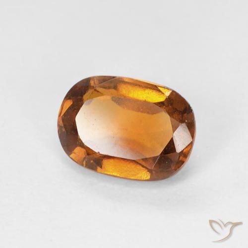 1.24ct Naturel Orange terre Grenat Hessonite, Coussin, VVS-VS