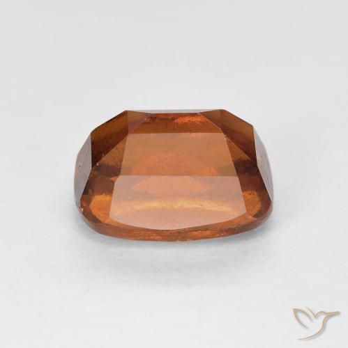 Grenat Hessonite Orange foncé naturelle Coussin, 2.67 ct, VVS-VS