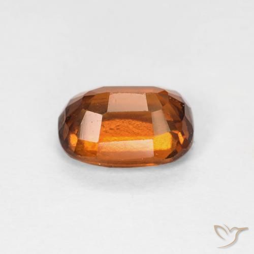 Grenat Hessonite Orange moyen naturelle Coussin, 1.24 ct, VS