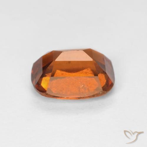 Grenat Hessonite Orange foncé naturelle Coussin, 1.83 ct, VS