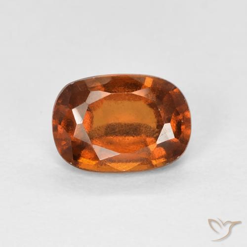 1.15ct Naturel Orange moyen Grenat Hessonite, Coussin, VVS-VS