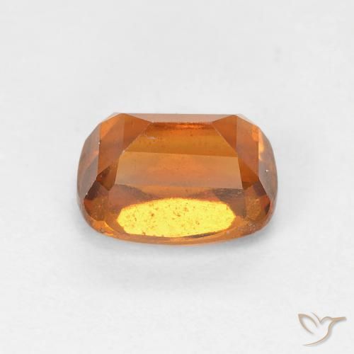 Grenat Hessonite Orange moyen naturelle Coussin, 1.56 ct, VVS-VS