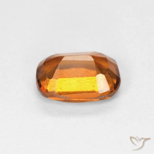 Grenat Hessonite Orange jaunâtre naturelle Coussin, 1.08 ct, VVS-VS