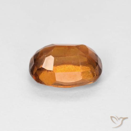 Grenat Hessonite Medium Dark-Orange naturelle Coussin, 1.15 ct, VS