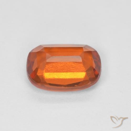 Grenat Hessonite Orange moyen naturelle Coussin, 1.58 ct, VS-SI