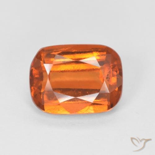 Grenat Hessonite Orange moyen naturelle Coussin, 2.64 ct, VS