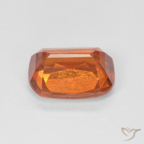 Grenat Hessonite Orange moyen naturelle Coussin, 2.64 ct, VS