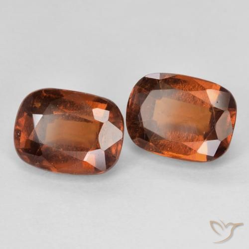 Shop natural 4.13ct Orange foncé Grenat Hessonite gems, Coussin, from Madagascar at GemSelect. In stock, global shipping!