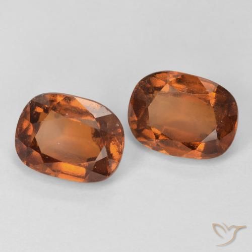Shop natural 3.60ct Orange foncé Grenat Hessonite gems, Coussin, from Madagascar at GemSelect. In stock, global shipping!