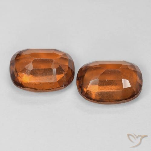 Shop natural 3.60ct Orange foncé Grenat Hessonite gems, Coussin, from Madagascar at GemSelect. In stock, global shipping!
