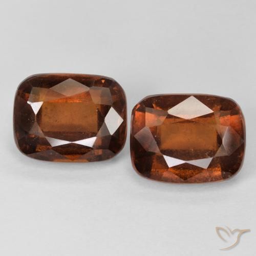 Shop natural 6.08ct Ambre orange Grenat Hessonite gems, Coussin, from Madagascar at GemSelect. In stock, global shipping!