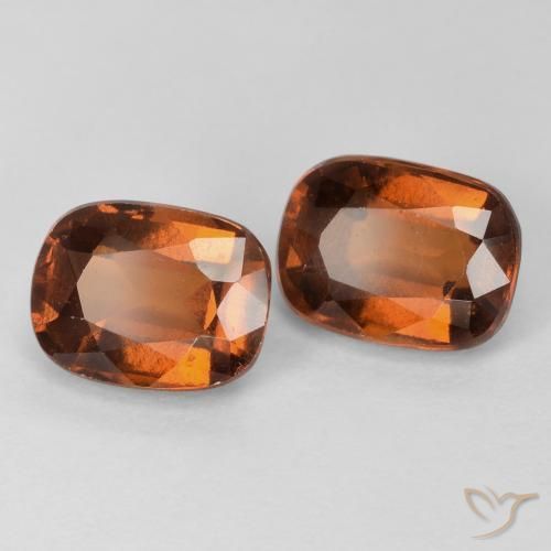 Shop natural 3.90ct Ambre orange Grenat Hessonite gems, Coussin, from Madagascar at GemSelect. In stock, global shipping!