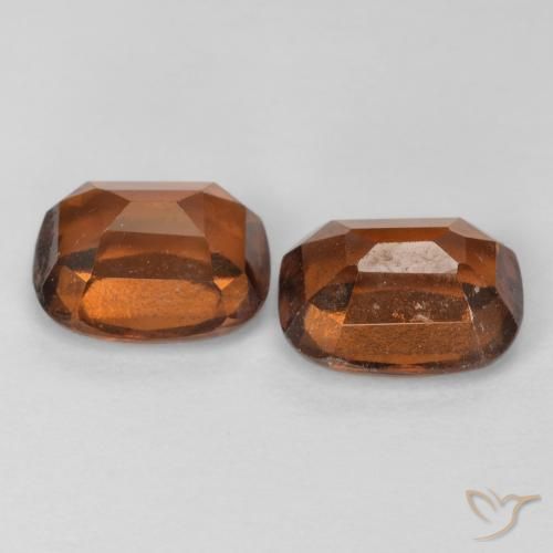 Shop natural 3.90ct Ambre orange Grenat Hessonite gems, Coussin, from Madagascar at GemSelect. In stock, global shipping!